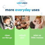 WaterWipes Plastic-Free Textured Clean, Toddler & Baby Wipes, 99.9% Water Based Wipes, Unscented & Hypoallergenic for Sensitive Skin, 240 Count (4 packs), Packaging May Vary - Image 6